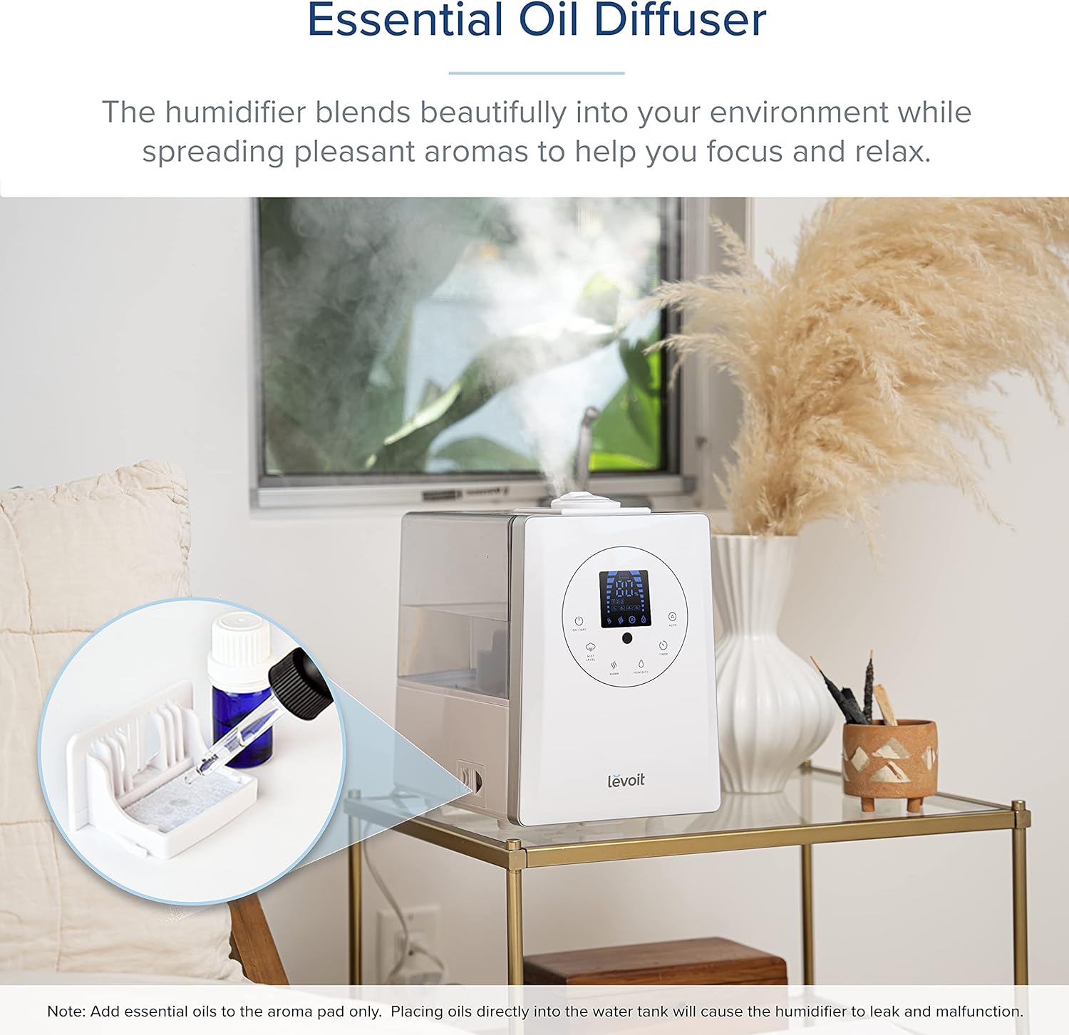 Levoit LV600HH Hybrid Ultrasonic Humidifier