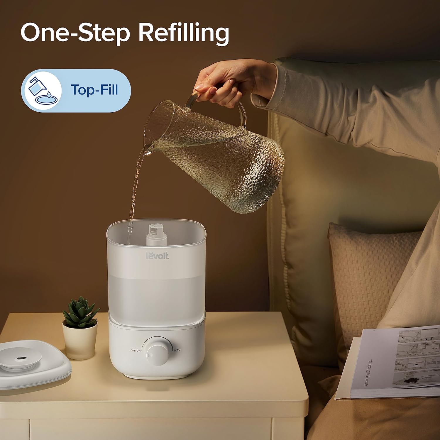LEVOIT Classic 160 2.5L Top Fill Ultrasonic Humidifiers