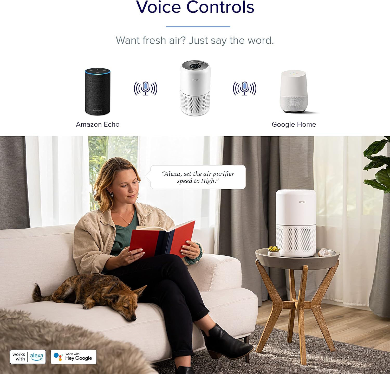 Levoit Core 300S -P  Smart Air Purifier