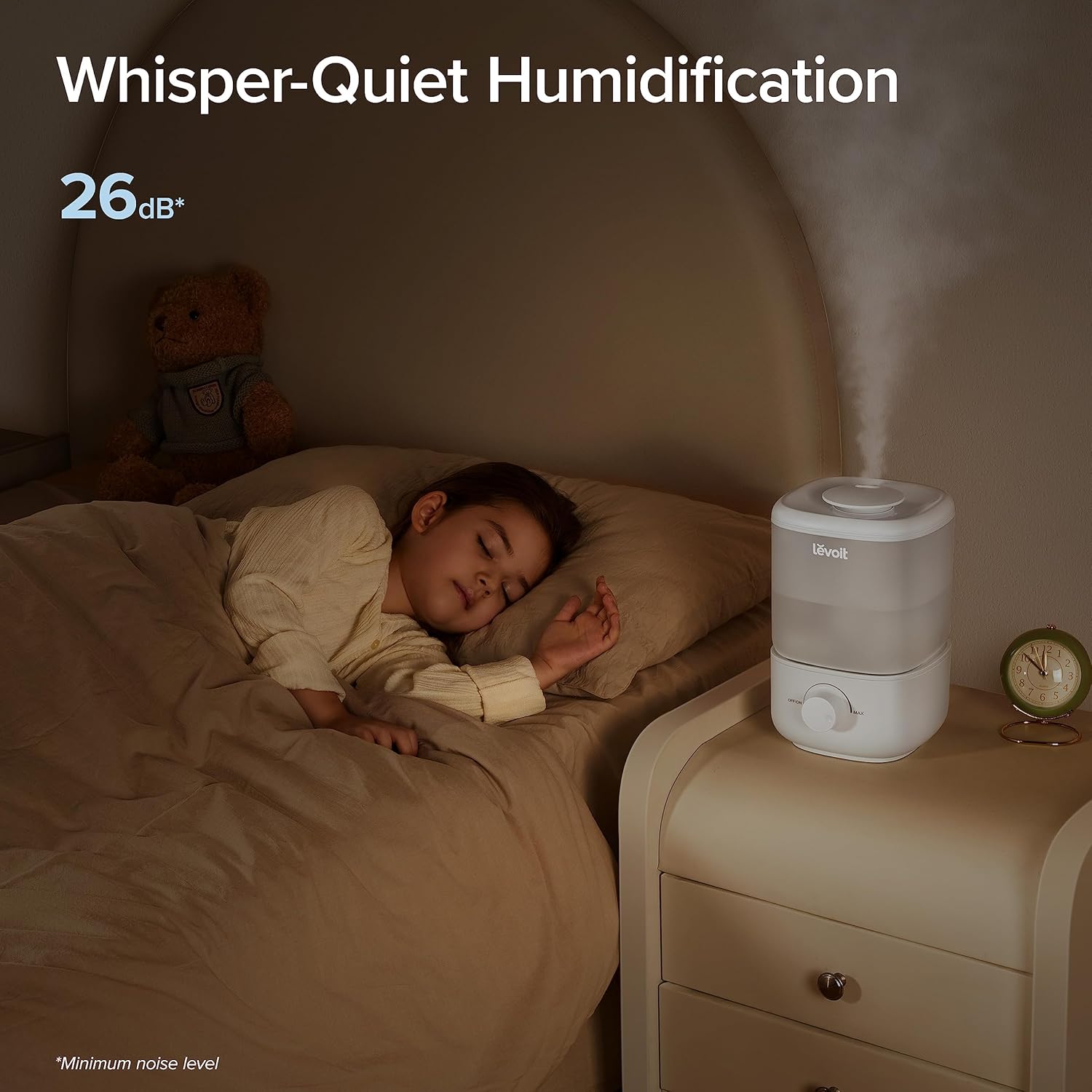LEVOIT Classic 160 2.5L Top Fill Ultrasonic Humidifiers